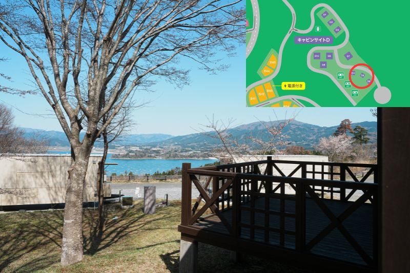 Snow Peak 陸前高田キャンプフィールド　キャビン　景色１