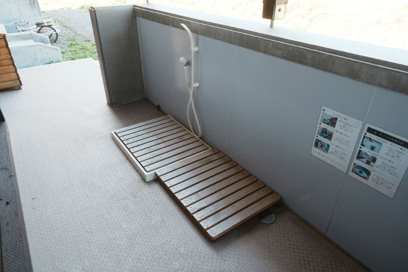 Snow Peak 陸前高田キャンプフィールド　管理棟　ストア　洗い場　