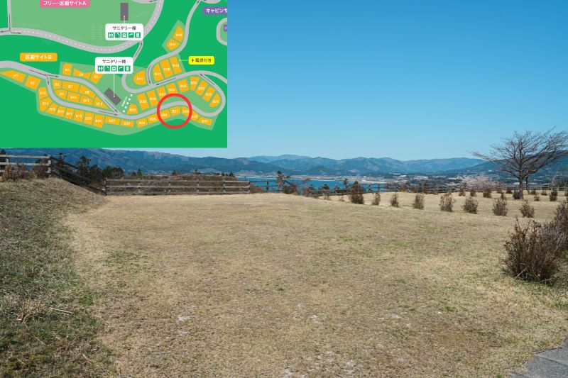 Snow Peak 陸前高田キャンプフィールド　区画サイト　B27