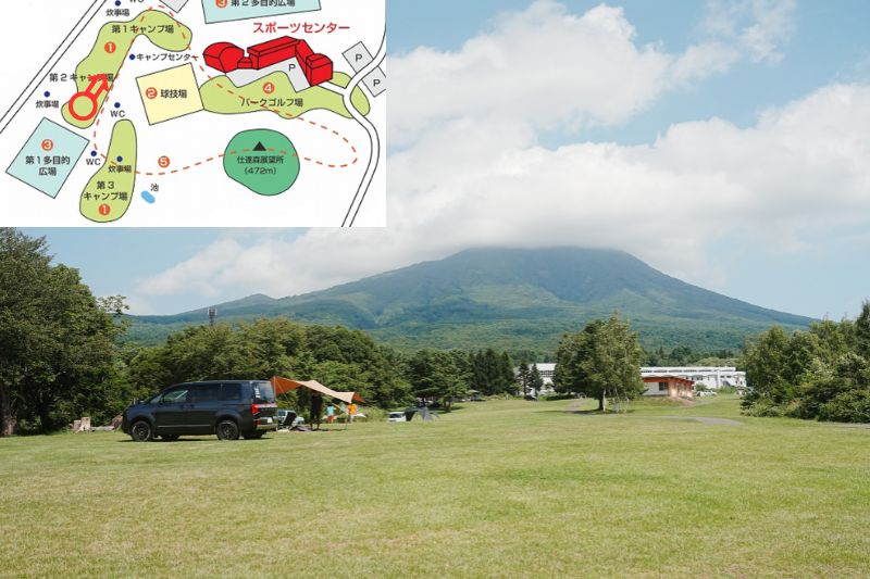 岩木山青少年スポーツセンター　第２キャンプ場　解説１９