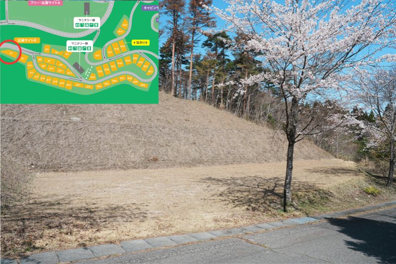Snow Peak 陸前高田キャンプフィールド　区画サイト　B1　グループサイト