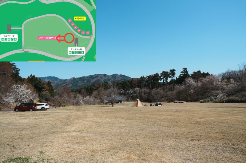 Snow Peak 陸前高田キャンプフィールド　フリーサイトA　解説１０