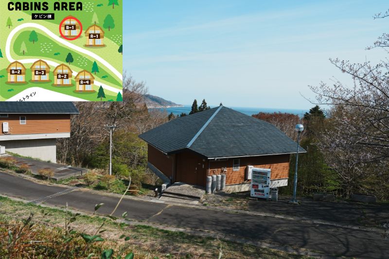 おしか家族旅行村オートキャンプ場　キャビンA1