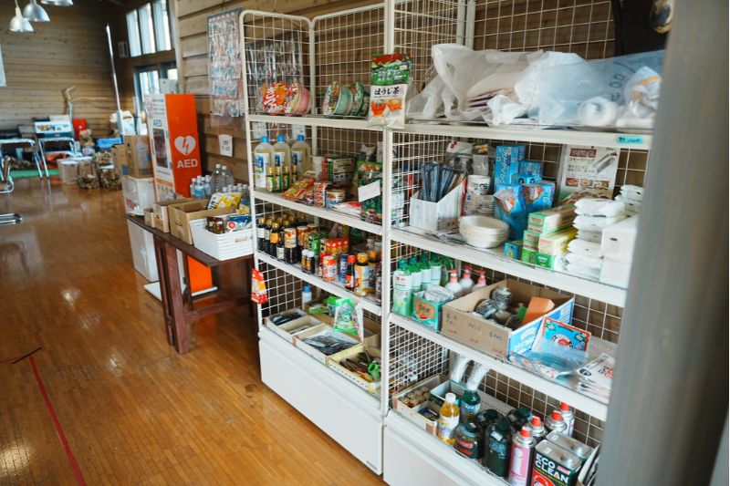 おしか家族旅行村オートキャンプ場　管理棟　売店