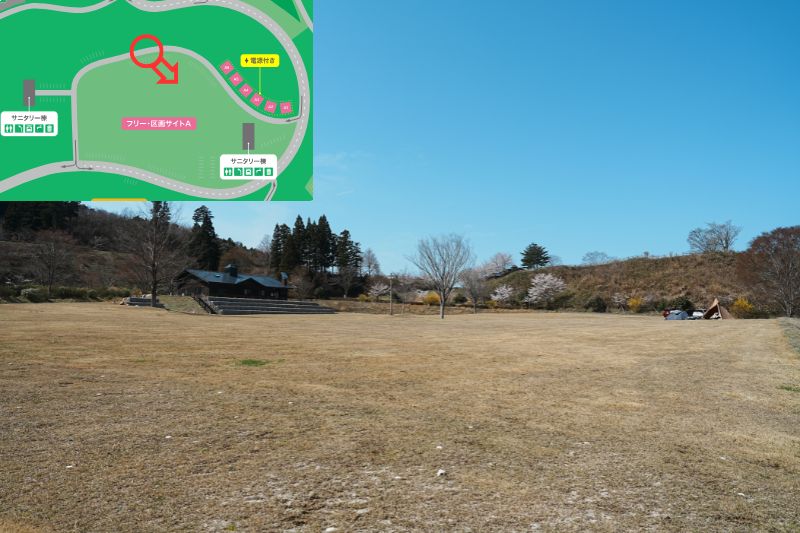 Snow Peak 陸前高田キャンプフィールド　フリーサイトA　解説３