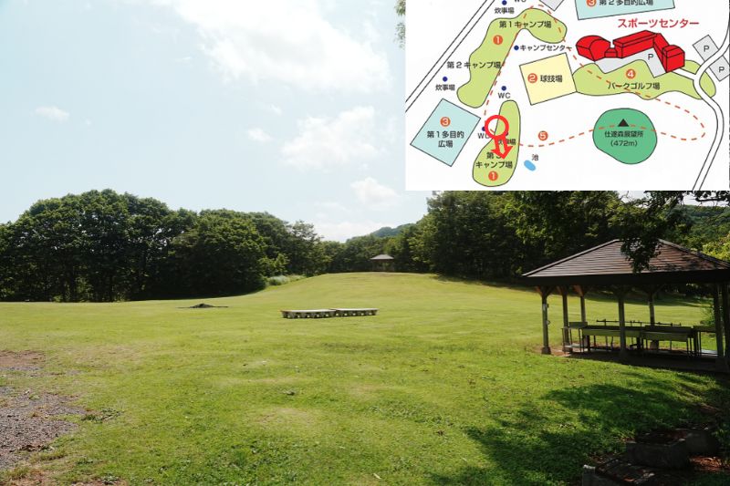 岩木山青少年スポーツセンター　第３キャンプ場　解説２