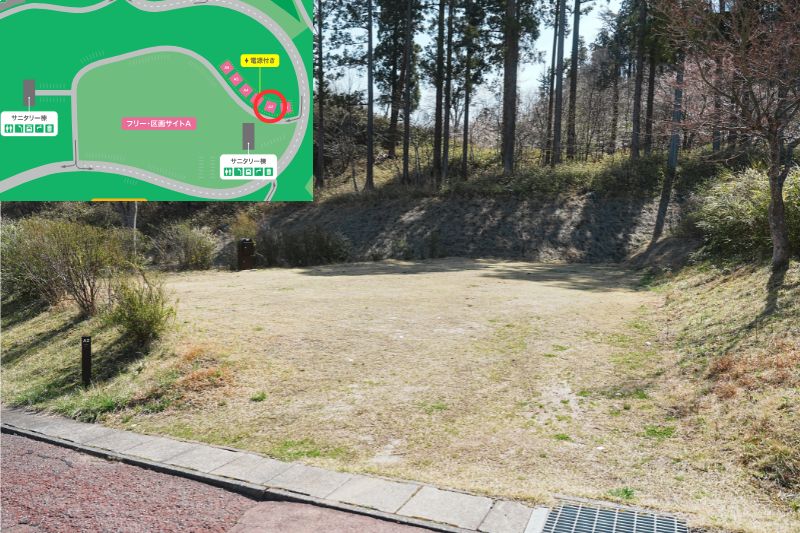 Snow Peak 陸前高田キャンプフィールド　区画サイト　A２