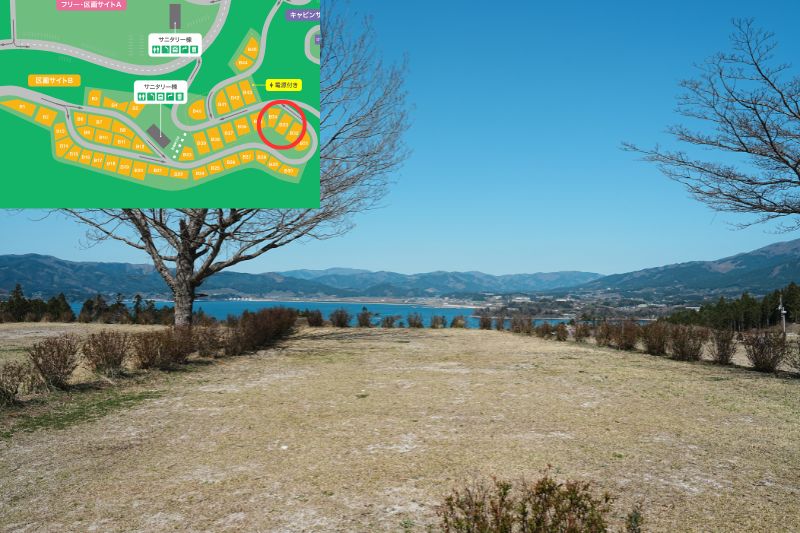 Snow Peak 陸前高田キャンプフィールド　区画サイト　B33