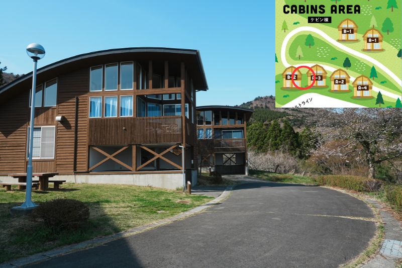 おしか家族旅行村オートキャンプ場　キャビンA3 B2
