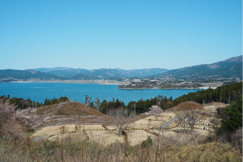Snow Peak 陸前高田キャンプフィールド　住箱　景色