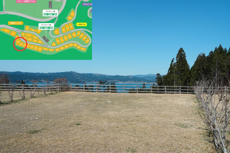 Snow Peak 陸前高田キャンプフィールド　区画サイト　B15