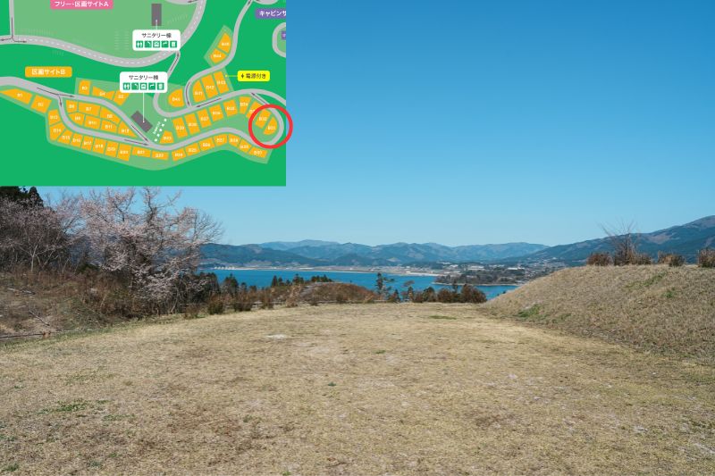 Snow Peak 陸前高田キャンプフィールド　区画サイト　B31