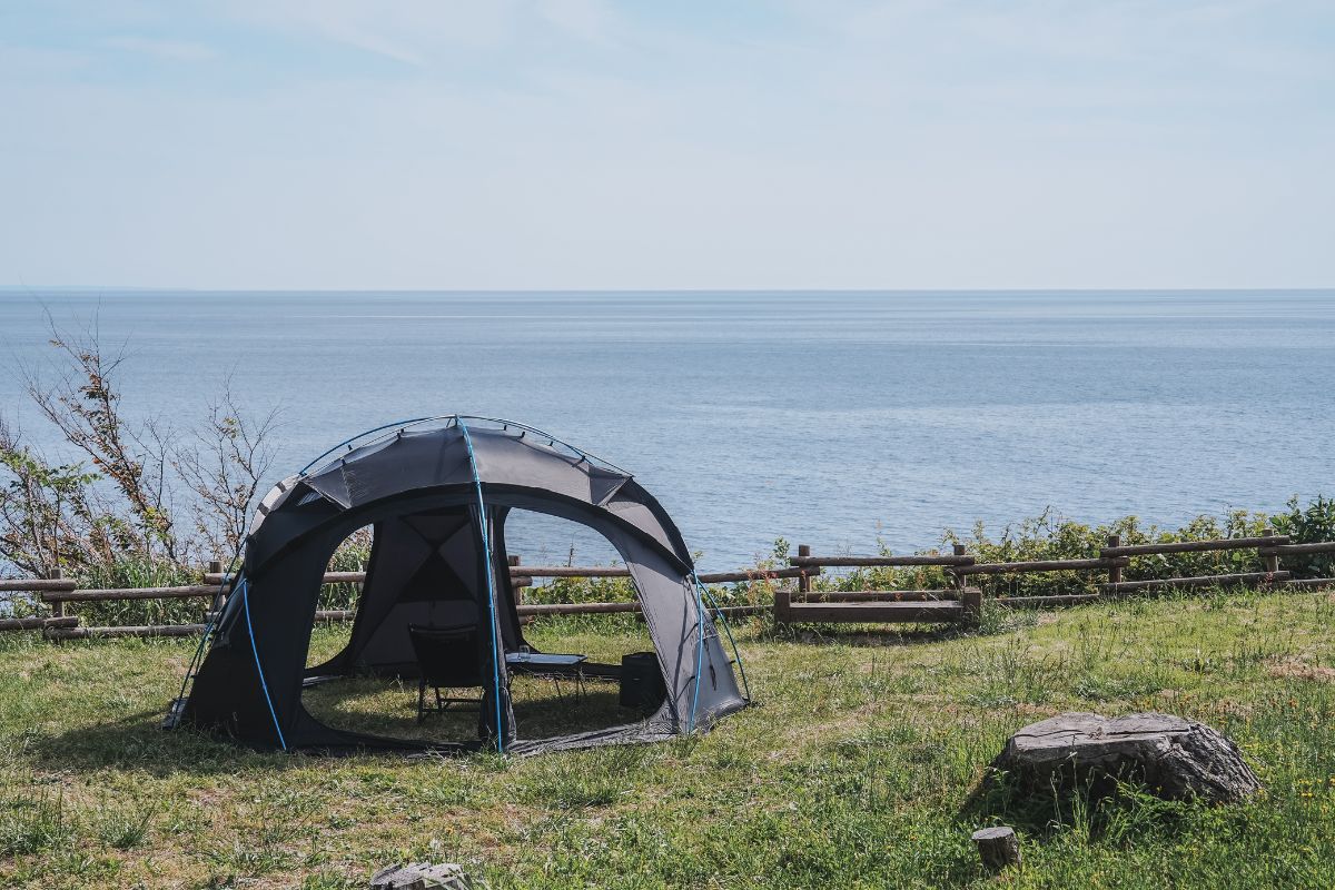 御所の台オートキャンプ場　まとめ　景色　日本海