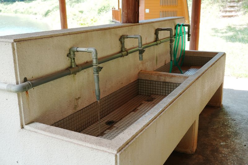 古竜湖キャンプ場　炊事場１