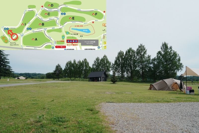 snowpeak headquarters campfield（スノーピーク ヘッドクォーターズ）　フリーサイトI　解説３