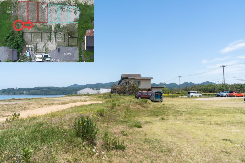 sunset side base 海側サイト 解説1