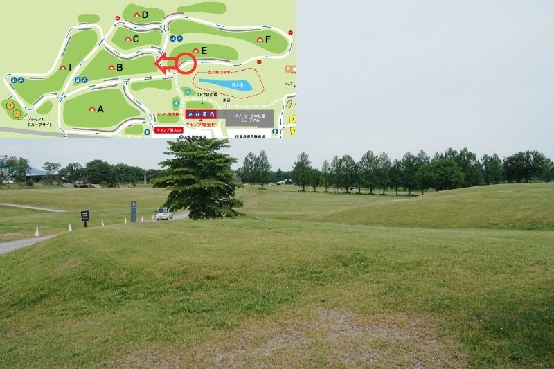 snowpeak headquarters campfield（スノーピーク ヘッドクォーターズ）　フリーサイトE　解説１１