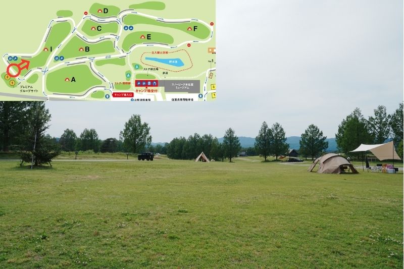 snowpeak headquarters campfield（スノーピーク ヘッドクォーターズ）　フリーサイトI　解説４