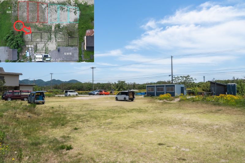 sunset side base 中央サイト 全景