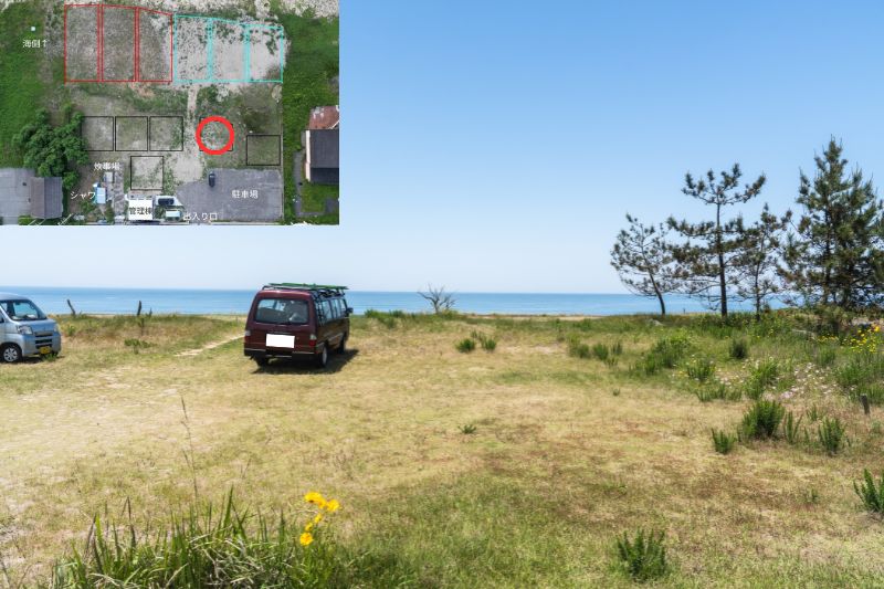 sunset side base 中央サイト 右