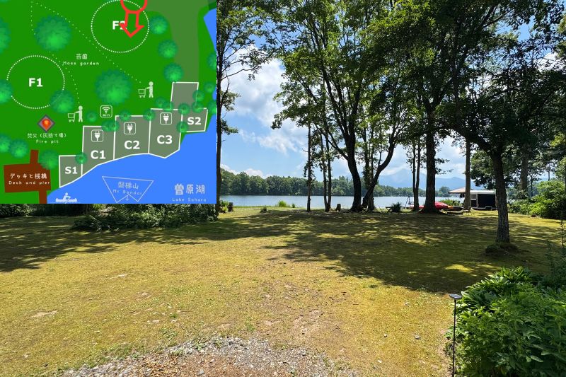 Bandai Lake Side Garden (BLG) サイトF2 解説