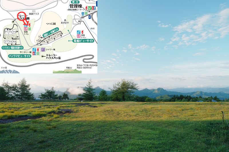 荒船パノラマキャンプフィールド パノラマビューサイト 解説5