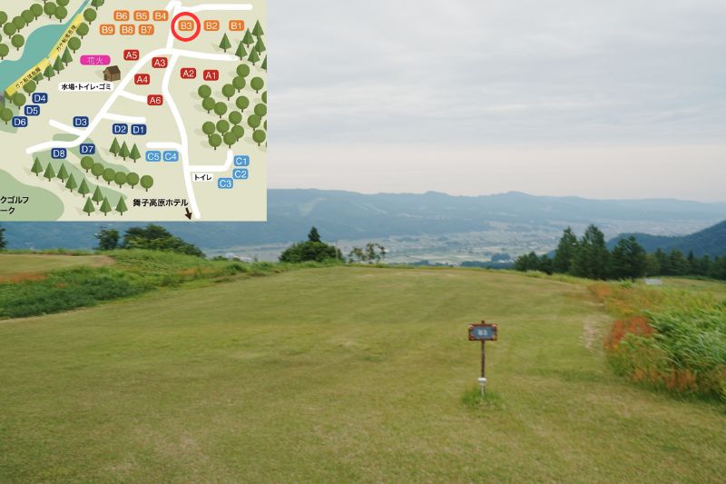 舞子高原オートキャンプ場 オートサイトB3