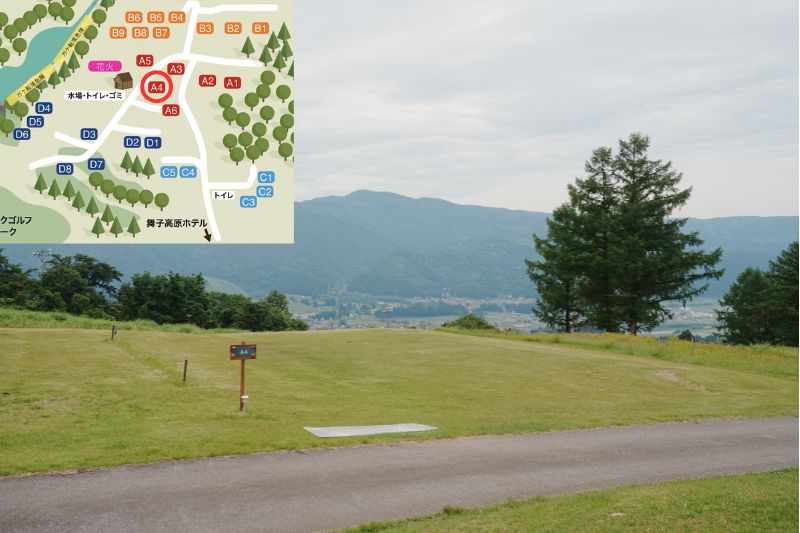 舞子高原オートキャンプ場 オートサイトA4