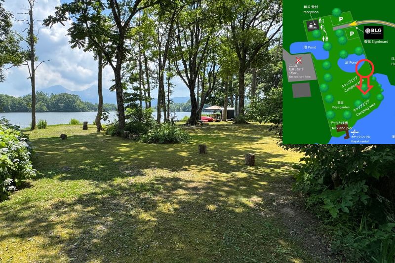 Bandai Lake Side Garden (BLG) 搬入路3