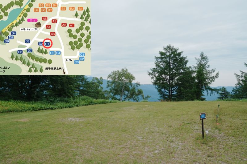 舞子高原オートキャンプ場 オートサイトD1