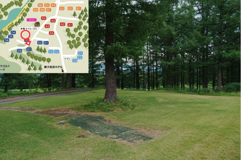 舞子高原オートキャンプ場 オートサイトD3 2
