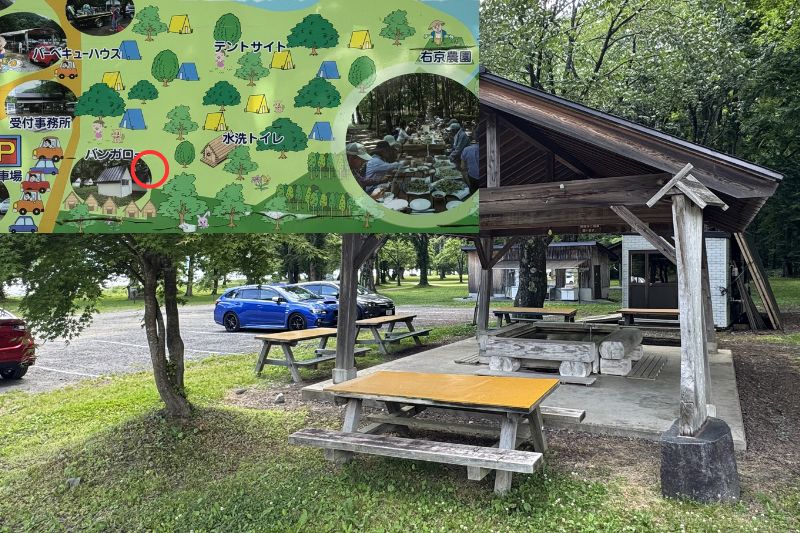 早稲沢浜キャンプ場 ゴミ収集場 外観