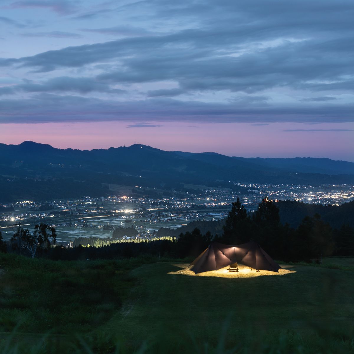 舞子高原オートキャンプ場 B3 まとめ 夜景