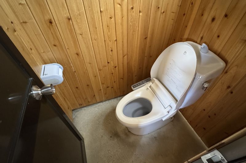 早稲沢浜キャンプ場 ゴミ収集場 外観